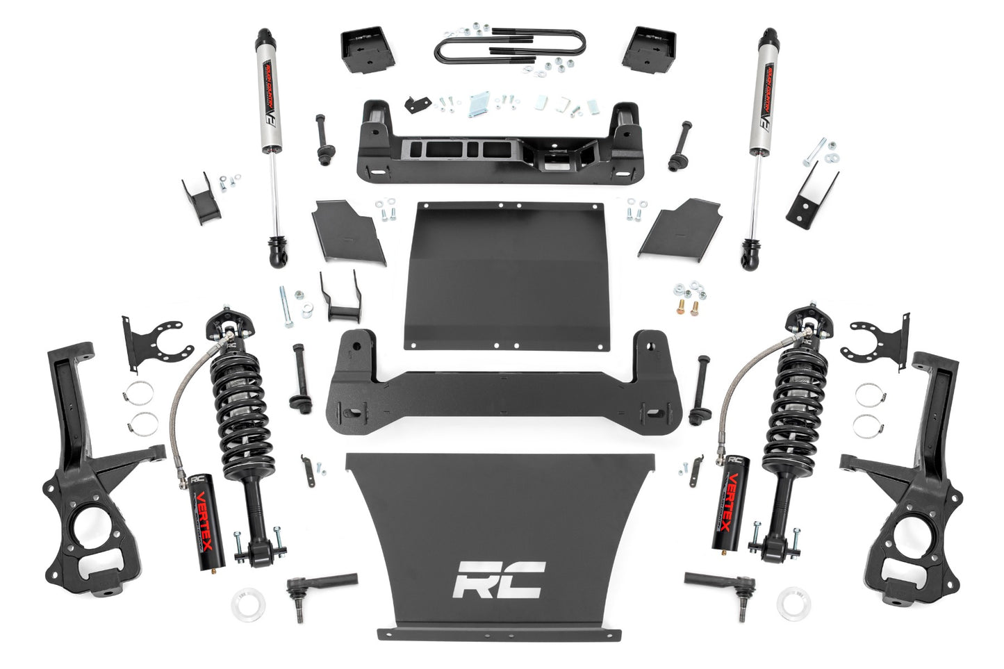 6 Inch Lift Kit | Mono Leaf Rear | Vertex/V2 | Chevy Silverado 1500 (25-26)