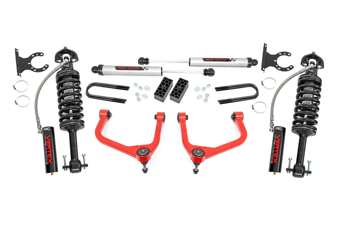 3.5 Inch Lift Kit | Vertex/V2 | Rear Mono Leaf | Chevy Silverado 1500 (22-24)
