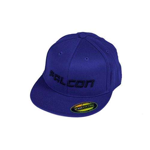 Falcon Shocks Flat Visor Hat - Blue/black - Sm/md