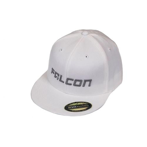 Falcon Shocks Flat Visor Hat - White/silver - Sm/md