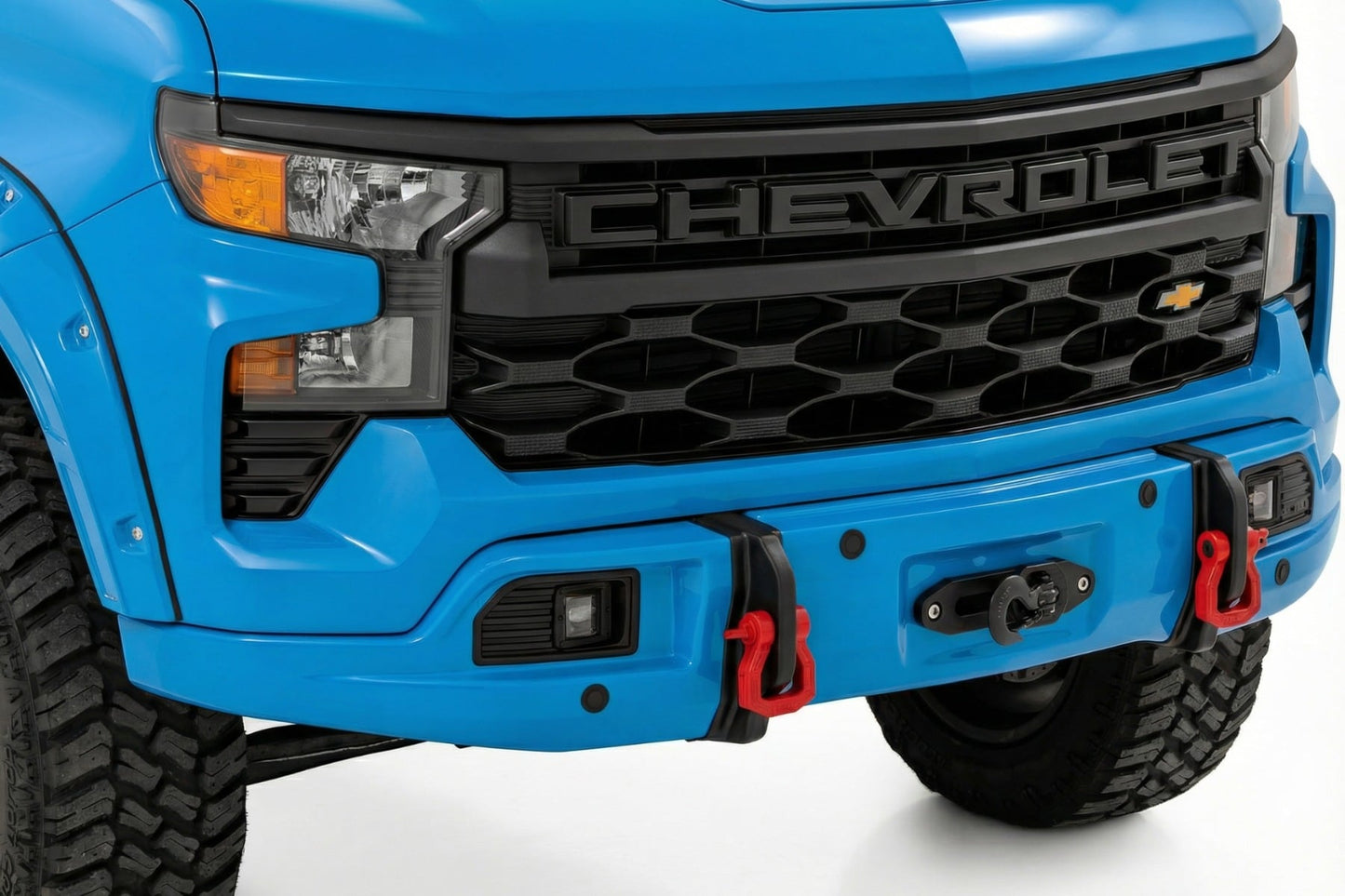 Front FXS Bumper | 12000S | GLT Glacier Blue | Chevy Silverado 1500 (23-26)