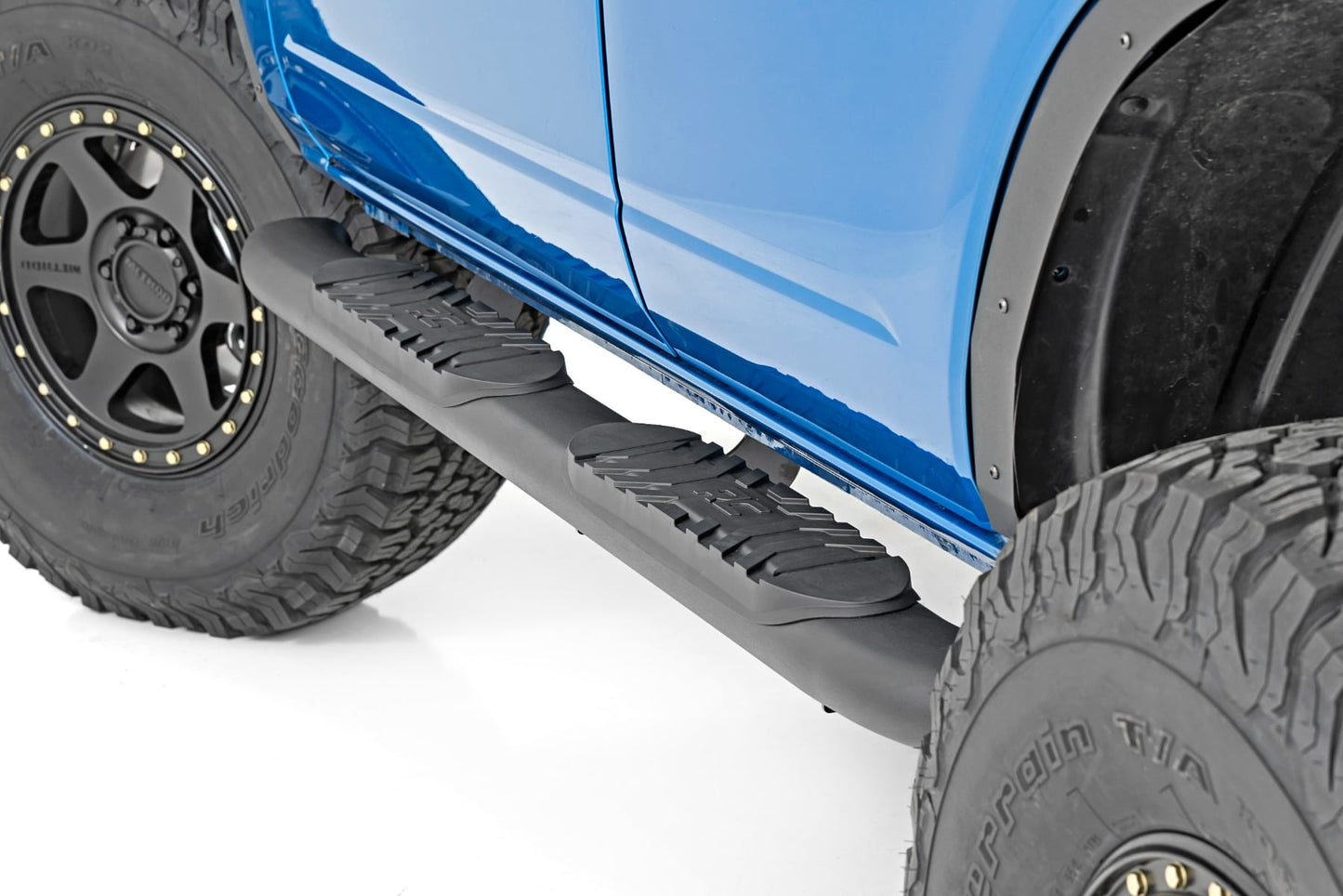 Oval Nerf Step | 4-Door | Black | Ford Bronco 4WD (2021-2026)