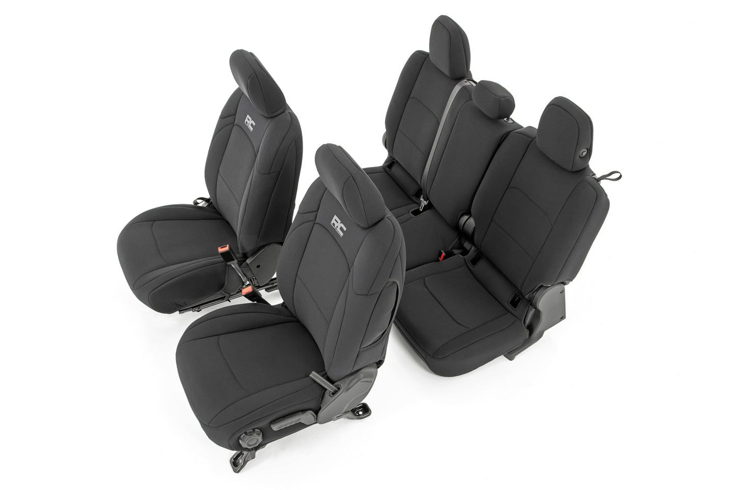 Seat Covers | Front and RR w/ Cup Holder | Jeep Gladiator JT 4WD (2020-2026)