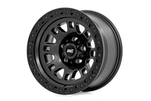 Rough Country 82 Series Wheel | One-Piece | Semi Gloss Black | 18x9 | 5x5 | -12mm