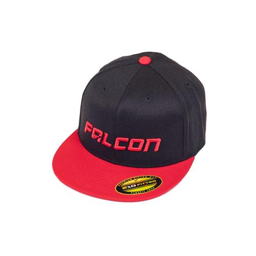Falcon Shocks 2-TONE Flat Visor Hat - Black/red -lg/xl