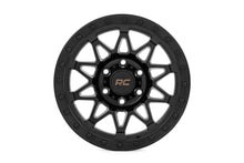 Rough Country 78 Series Wheel | Simulated Beadlock | Black | 17x8.5 | 5x4.5 | +0mm
