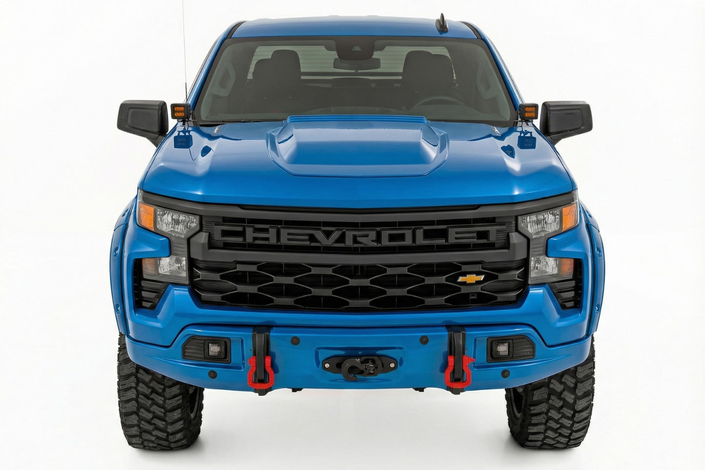 Rough Country Front FXS Bumper | 12000S | GA0 North Sky Blue | Chevy Silverado 1500 (2023-2026)