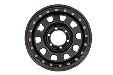 Rough Country Steel Simulated Beadlock Wheel | Black | 15x8 | 5x4.5 | 3.30 Bore | -19