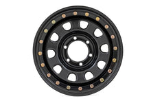 Rough Country Steel Simulated Bead Lock Wheel | Black | 15x10 | 5x4.5 | 3.30 Bore | -39