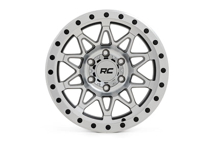 Rough Country 78 Series Wheel | Simulated Beadlock | Full Machine | 18x9 | 6x5.5 | +0mm
