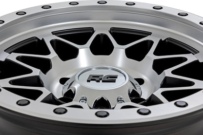 Rough Country 78 Series Wheel | Simulated Beadlock | Full Machine | 18x9 | 6x5.5 | +0mm