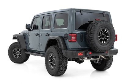 Rough Country Nerf Steps | 3-Inch Tube | 4 Door | Jeep Wrangler Unlimited 2WD/4WD (2018-2026)