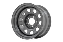 Rough Country Steel Wheel | Gray | 15x8 | 5x4.5 | 3.30 Bore | -19