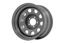 Rough Country Steel Wheel | Gray | 15x10 | 5x4.5 | 3.30 Bore | -39