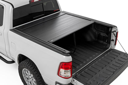 Rough Country Manual Retractable Bed Cover | 5'7" Bed | Ram 1500 (2019-2026)/1500 TRX (2021-2024)