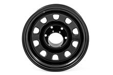 Rough Country Steel Wheel | Black | 15x10 | 5x4.5 | 3.30 Bore | -39