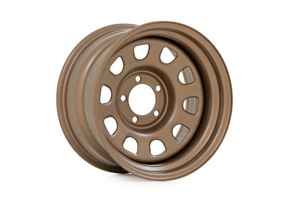 Rough Country Steel Wheel | Bronze | 15x8 | 5x4.5 | 3.30 Bore | -19