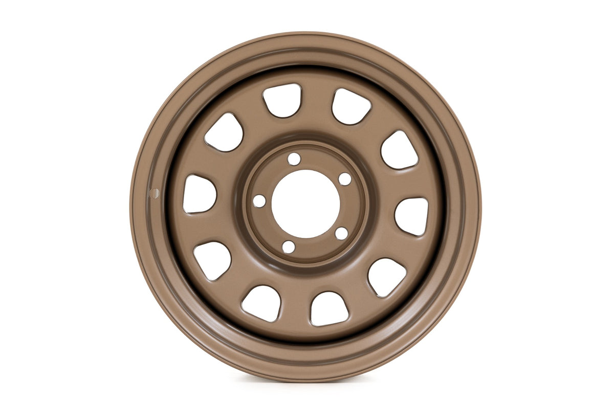 Rough Country Steel Wheel | Bronze | 15x8 | 5x4.5 | 3.30 Bore | -19